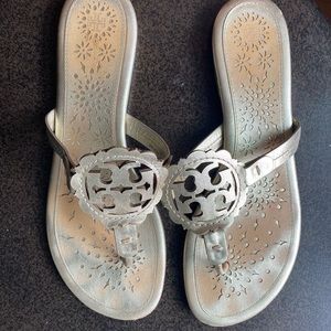 Tory Burch Miller Gold Sandals